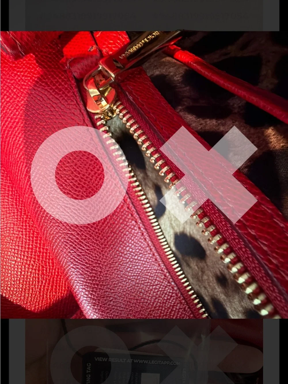 Dolce & Gabbana Red Sicily Structured Top-Handle Satchel